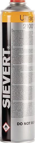 Sievert skrue gaspatron | 210 g 380 ml 2100 grader Celsius | 1 stk - 220583 - 220583