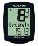 Cykelcomputer BC 7.16 Sort