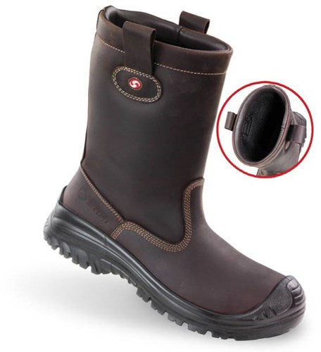 Sixton sikkerhedsstøvle montana foret s3 46 brun