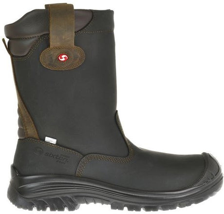 Sixton peak 81411-06 ranch laars hdry hoog s3 kn +esd | zwart bruin | maat 41 - 00.091.125.41