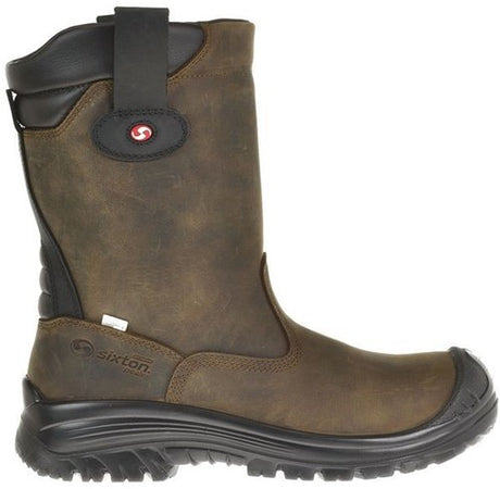 Sixton peak 81411-07 ranch laars hdry hoog s3 + kn gevoerd | bruin zwart | maat 43 - 00.091.126.43