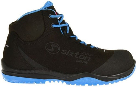Sixton peak 91370-01 cuban hoog s3 src esd | zwart blauw | maat 39 - 00.091.104.39