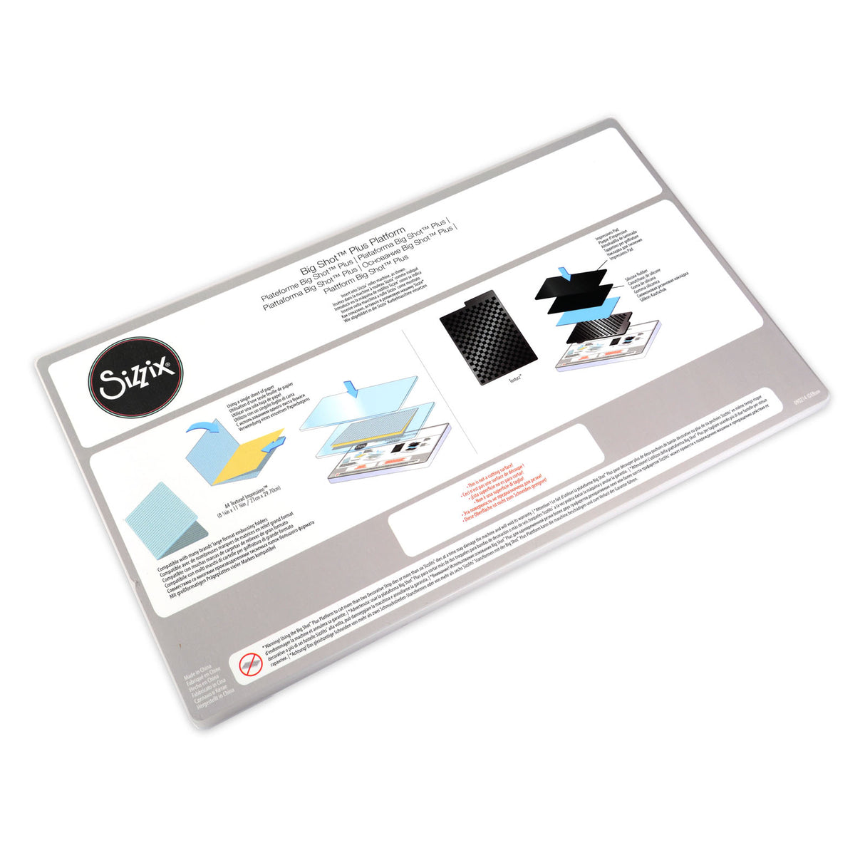 Sizzix • big shot plus tilbehørsbundplade standard