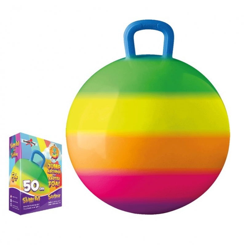 Forskellige mærker af skippy ball (50 cm regnbue)