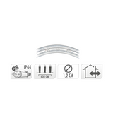 Slangverlichting led multicolor 600cm