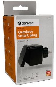 Smart stik 3600w wifi udendørs ip44 denver - 6980120