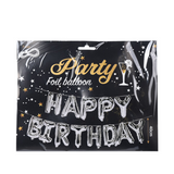 Slinger ballon folie happy birthday goud 40cm