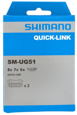 Shimano sm-ug51 6 7 8-speed quick-link stik 2 par