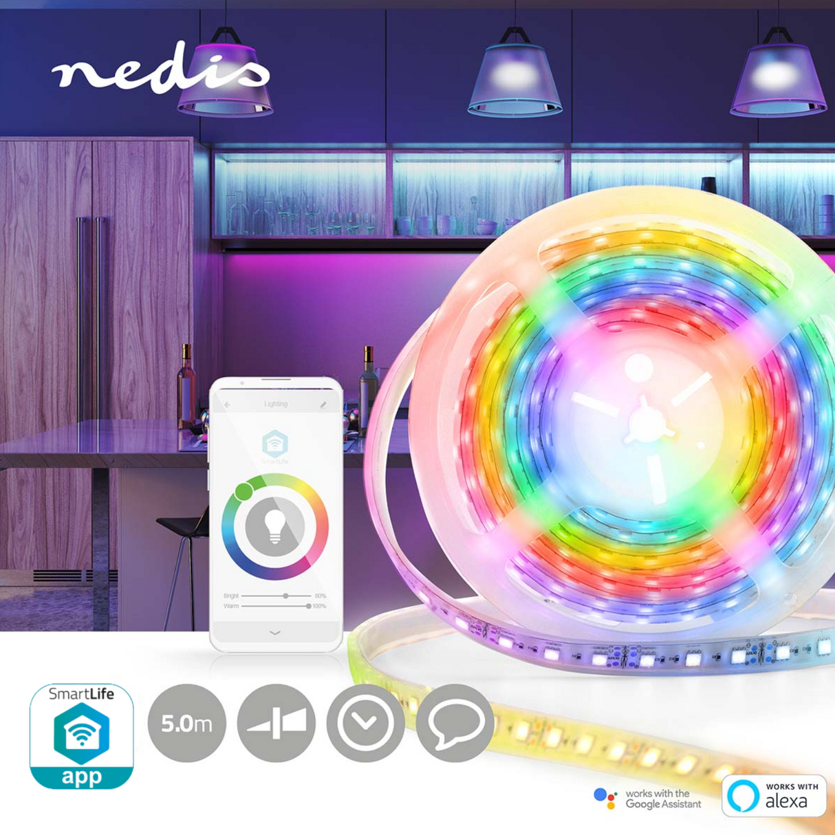 Nedis gaming belysning