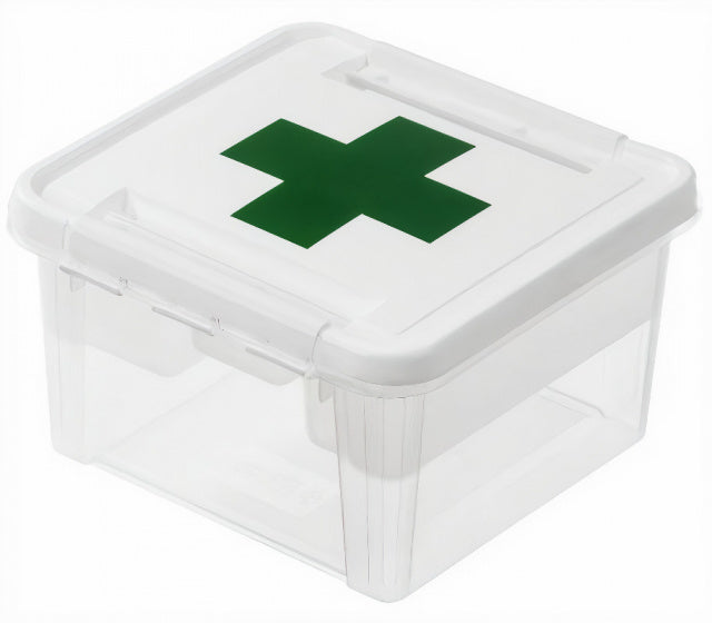 Smartstore Deco Storage Box Første hjælp 8 liter 28 x 17 cm hvid