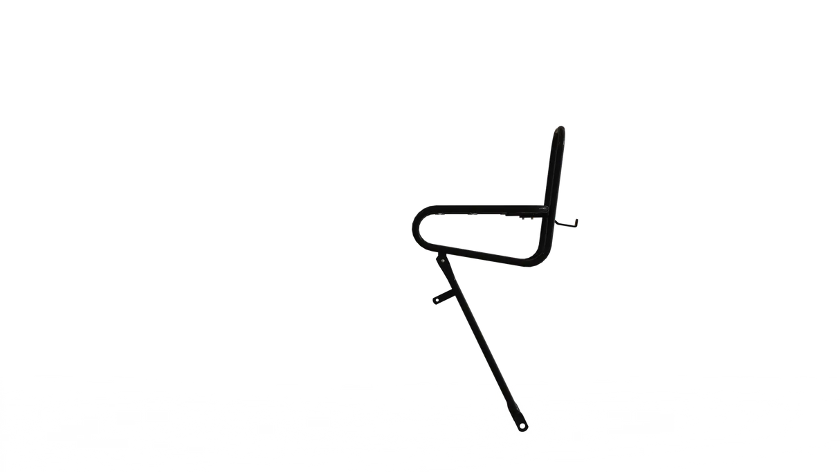 Steco front Carrier glat 25 cm kroonbout mat sort