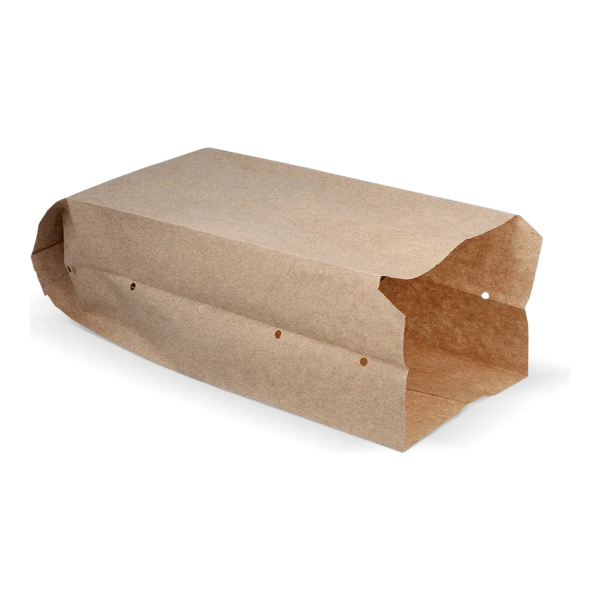 Snackzak geperforeerd kraft nr.25 bio (0.5 pond)(1600 stuks)