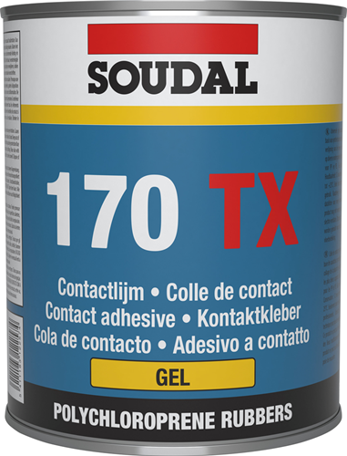 Soudal 170 tx gel - kontaktlim | 750 ml - 125778
