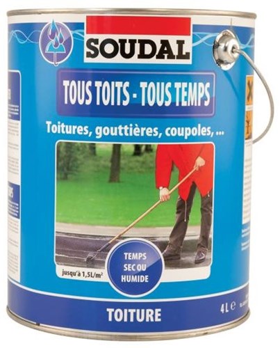 Soudal ethvert tag - alt vejr | sort | 4 l - 101524