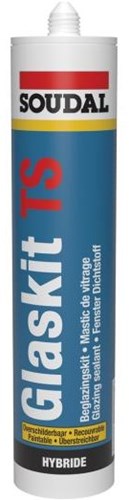 Soudal glassæt ts | sort | 290 ml - 113426