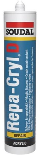 Soudal repacryl |akrylfugemasse | hvid | 310 ml - 106184