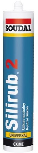 Soudal silirub 2 | silikone fugemasse | buff | 300 ml - 105961