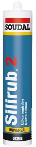 Soudal silirub 2 | silikone fugemasse | eg | 300 ml - 101080