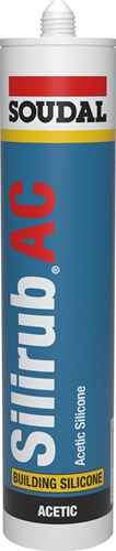 Soudal silirub ac | siliconen voegkit | 310 ml | zwart - 101452