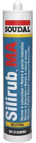 Soudal silirub ma | siliconenkit | marmergrijs | 300 ml - 104528