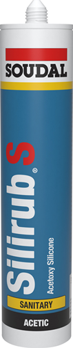 Soudal silirub sanitair | siliconen voegkit | 310 ml | wit - 101448
