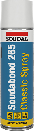 Soudal soudabond 265 klassisk spray | kontaktlim | 500 ml - 146309