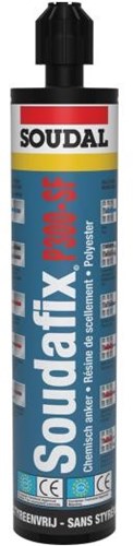 Soudal soudafix (polyester) p300-sf | kemisk anker | 280 ml - 127849