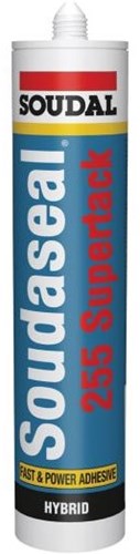 Soudal soudaseal 255 supertack | sort | 290 ml - 158652