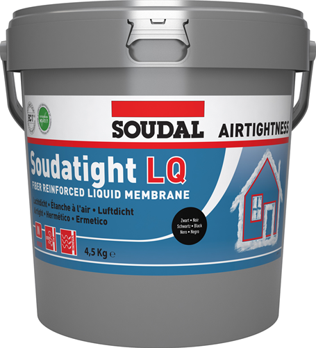 Soudal soudatight lq | polymerpasta | 4,5 kg | sort - 145785