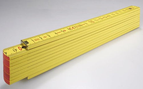 Stabila foldelineal, 707 gult træ 2m - 01304