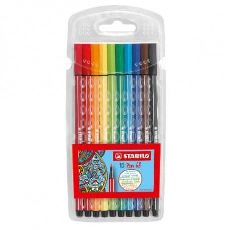 Stabilo fineliners 1,0mm 10 stk