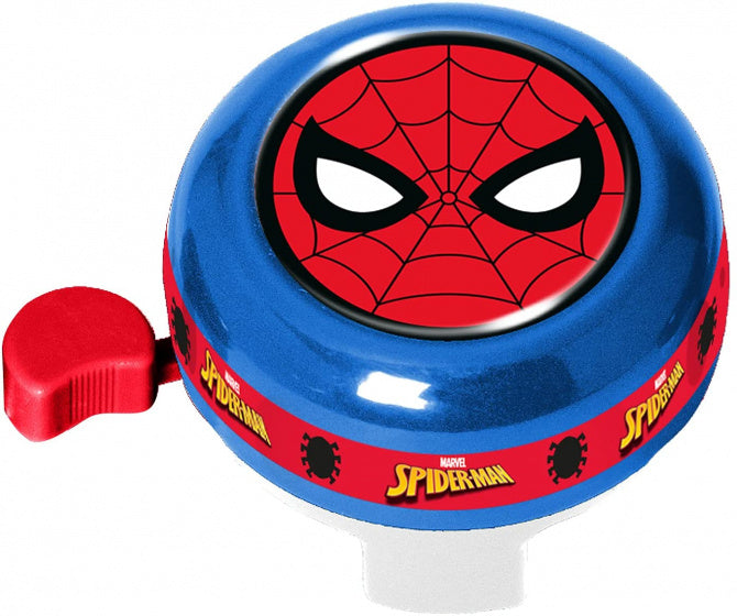Cykelklokke Spider-Man 60 mm blå rød
