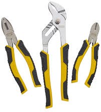 Stanley dynagrip tangsæt cushiongrip 3-delt vandpumpetang - stht0-74471 - stht0-74471