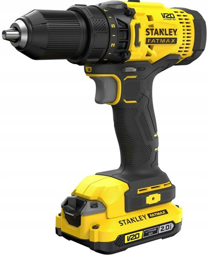 Stanley powertools stanley fatmax sfmcd700d2a-qw 20v max (18v) + 100-delige accessoireset | 2 x 2.0ah - sfmcd700d2a-qw