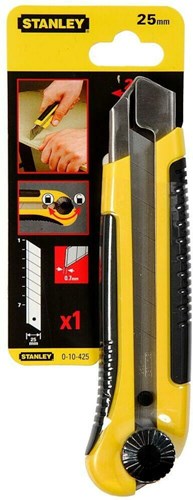 Stanley håndværktøj snap-off kniv dynagrip 25mm - 0-10-425