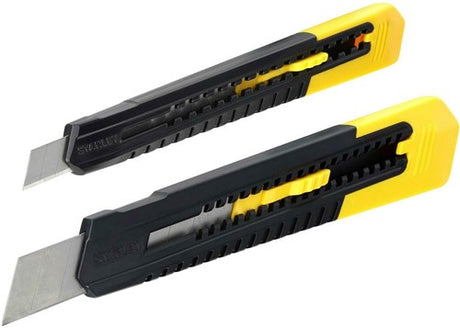 Stanley håndværktøj kombinationspakke snap-off kniv sæt | 9 mm + 18 mm - stht10202-0