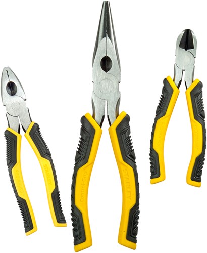 Stanley håndværktøj dynagrip tangsæt cg 3-delt 150mm | stht0-75094 - stht0-75094