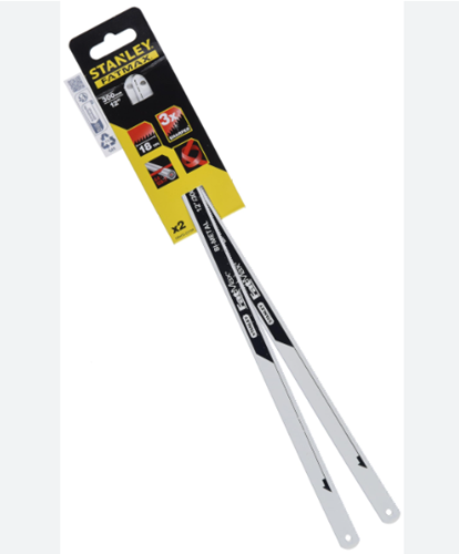 Stanley håndværktøj fatmax metal savklinge bimat 300mm 2 stk 18t tommer - fmht0-20194