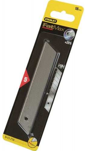 Stanley håndværktøj fatmax ekstra snap-off kniv 18mm (10 stykker) - 2-11-718 - 2-11-718