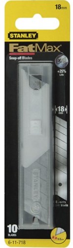 Stanley håndværktøj fatmax ekstra snap-off kniv 18mm (5 stykker) - 0-11-718 - 0-11-718