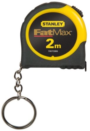 Stanley håndværktøj fatmax målebånd 2m nøglering - fmht0-33856