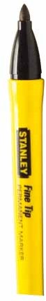 Stanley håndværktøj highlighter fin spids sort - 0-47-316