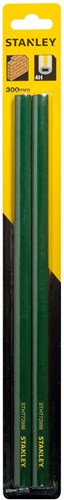 Stanley handgereedschap metselaarspotlood | groen | 30cm | 2x - stht0-72998