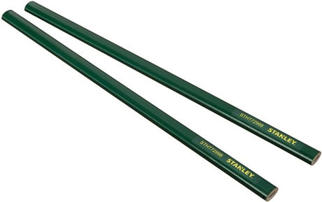 Stanley handgereedschap metselaarspotlood | groen | 30cm | 2x - stht0-72998