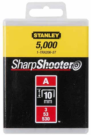 Stanley hæfteklammer 14mm type a - 1000 stk