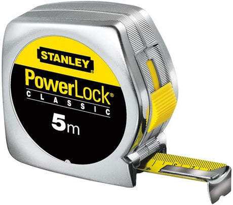 Stanley håndværktøj målebånd powerlock 8m - 25mm - 0-33-198 - 0-33-198
