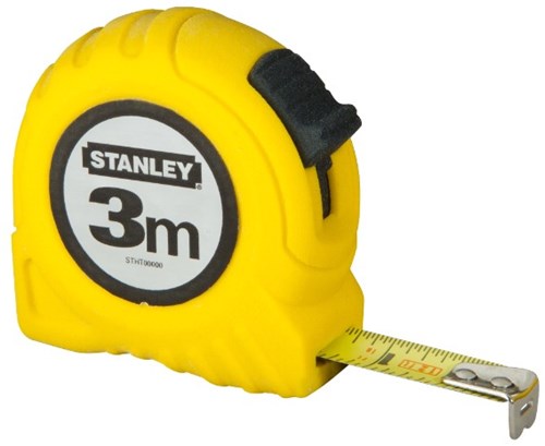Stanley håndværktøj målebånd stanley (kort) | 3 m - 12,7 mm - 0-30-487