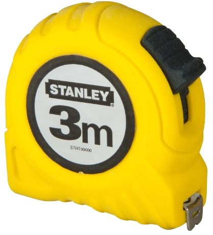 Stanley håndværktøj målebånd stanley (kort) | 3 m - 12,7 mm - 0-30-487