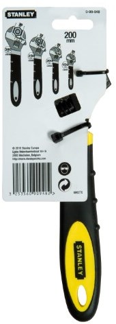 Stanley håndværktøj justerbar skruenøgle 250mm - kort - 0-90-949