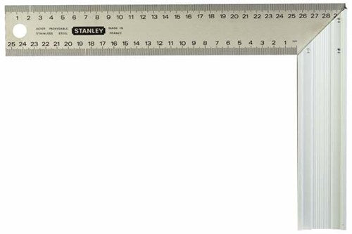 Stanley håndværktøj firkantet med graduering | 400x200 mm - 1-45-687